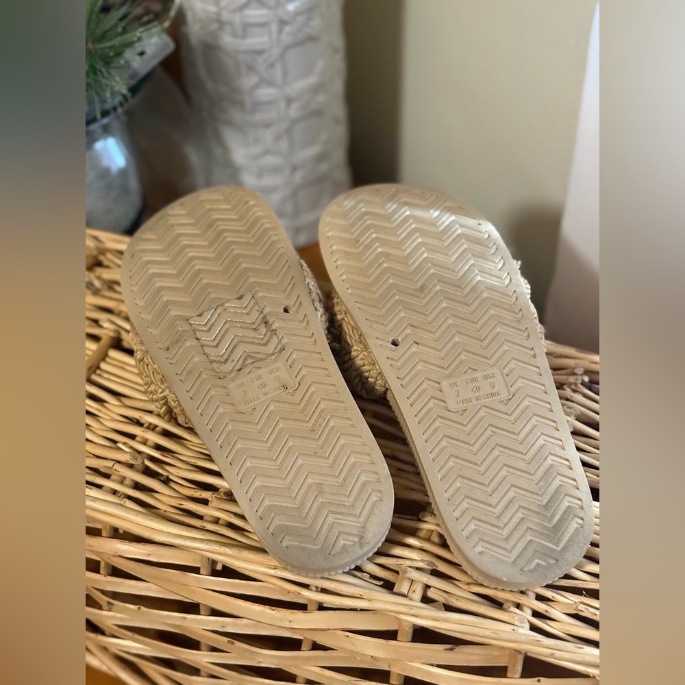 H&M Braided Rope Slide Sandals - Beige - Picture 3 of 3